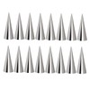 LABRIMP 16pc Set Conical Tube Molds Stainless Steel for Bread