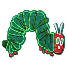 Very Hungry Caterpillar Embroidered Iron On Applique Patch L88