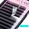 VAVALASH W-shaped Eyelash Extension 4D Premade Fans 0.07 M Curl