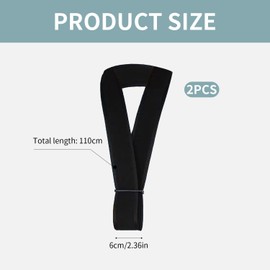 2 Piece Arm Sling, Simple Arm Sling, Adjustable Neck Support Sling, Shoulder Support Tool for Broken Wrists, Elbow, Shoulder Dislocations