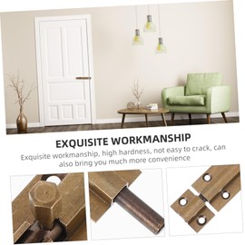 Operitacx Türsicherer Riegellatch Kupfer Schlüsselloses Eingangstürschloss Für Schiebetüren Einfach Zu Bedienen Stabil Für Schränke Und Gartentüren