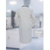 Howie Lab Coat Classic Fit with Elastic knitted Cuffs White