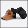 White Fang CA747 Mesh Cap, English Letters, Logo Hat, Running,