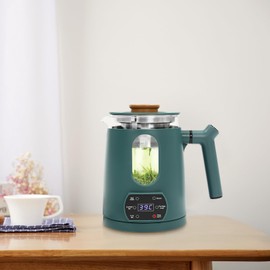 Electric Tea Kettle with Tea Infuser Temperature Control Hot Tea Maker for Coffee & Tea Pot, Easy to Clean (Green, 7.87 * 5.7 * 7.87in)