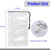 NVAAV 62x31 Inch Extra Large Clear Drawstring Plastic Bags 3