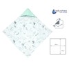 Medi Partners Swaddling Blanket 100% Cotton 85x85cm Double-Sided Multifunctional Plush