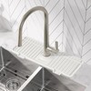 Amerner Kitchen Sink Splash Guard, Silicone Faucet Guard & Draining