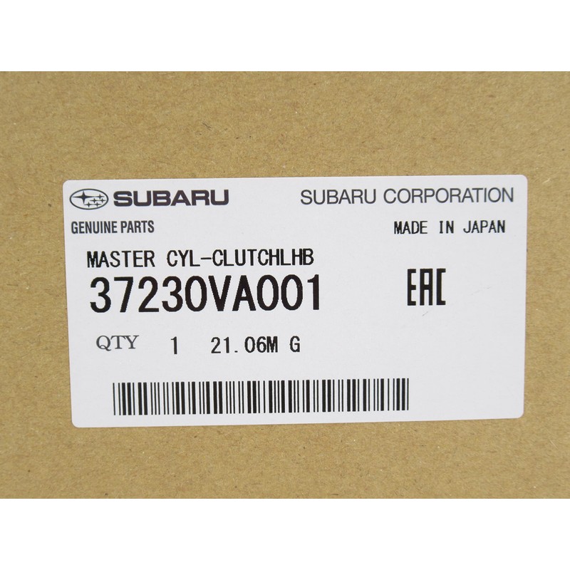 OEM Genuine Subaru Clutch Master Cylinder Sub-Assembly 37230VA001