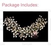 Samyak Pearl & Crystal Wedding Bridal Beautiful Designer Hair Vine