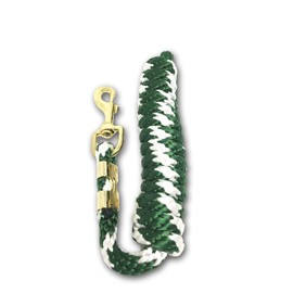 Lead Rope for Horses, Tie Rope in Various Stylish Designs, Lead Rope, Pony, Donkey, Goat (Green)