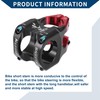 Hihaha Bike Stem/Short Handlebar Adjustable Stem/for Bike/ 1Pcs Red Black