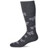 Sockwell Women's Bows Moderate Graduated Compression Sock, Charcoal - M/L