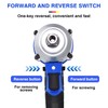 Qimu Cordless Impact Wrench,1/2 Impact Gun,3-IN-1 Brushless Power Electric Wrench/Max