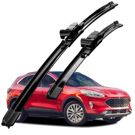 DIOCNAD Compatible With Ford Escape 2013-2023 Wiper Blades Front Windshield Wipers Water Repellent Available in All-Seasons OEM Quality 2PCS 24"+20"