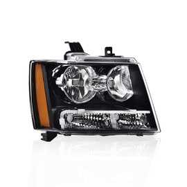 PIT66 Headlights, Compatible with 2007-2014 Chevy Tahoe Suburban/2007-2013 Avalanche Right Passenger Side