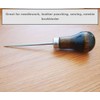 ZLKSKER (Pack of 2) Wooden Handle Scratch Awl for Leather