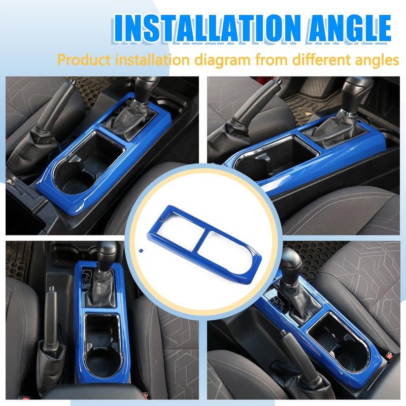 LLKUANG Center Console Gear Panle Frame Cover Trim Compatible with