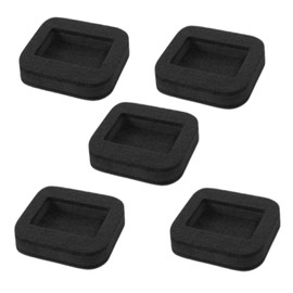 Caster Stoppers Set of 5 Caster Slippers Casters Fixed Casters Protection Wheel Chocks Floor Protection Wheel Chocks Furniture Chair Casters Anti-slip Vibration Absorption Composite Felt Pads Silent