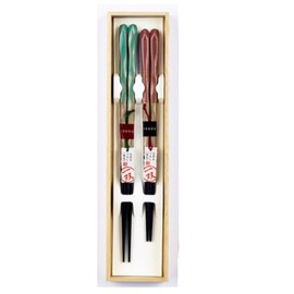 Issho, Yaei Paulownia Box, Couple Chopsticks Awaji 2P 39399