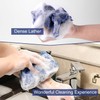 Toallas de baño exfoliantes estilo japonés GREEN POMELO Bath Loofahs-2blue