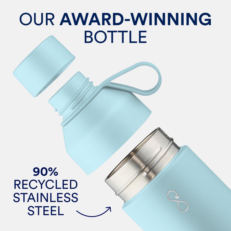 Ocean Bottle - Recycled Stainless Steel Drinks Reusable Water Bottle