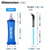 TRIWONDER Soft Flask TPU Foldable Running Water Bottles BPA-Free Collapsible