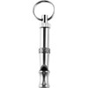 Silver Pets Whistle Adjustable Pet Training Sound Control Stainless Steel