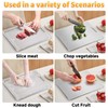 ZYBIDEAL 3Pcs 100% Pure Titanium Cutting Board with Groove, Scratch