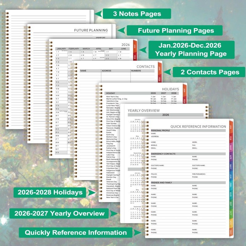 2026 Appointment Book/Planner - Appointment Book 2026, Jan.2026 - Dec.2026,