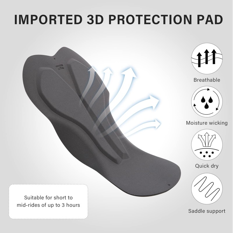 Santic Bib Shorts Men's Cycling Shorts with Seat Padding Cycling