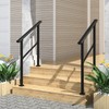 LOVMOR 2 Pack 3 Step Hand Rails for Outdoor Steps,