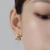 Gold&Deer 14K Goldfield Bold Trinity One-Touch Earrings Yellow Gold /