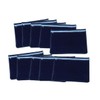 Zerust 8" x 10" Silver Jewelry and Coin Anti Tarnish and Corrosion Protection Bag - Pack of 10