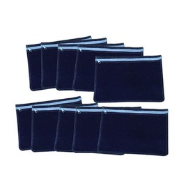 Zerust 8" x 10" Silver Jewelry and Coin Anti Tarnish and Corrosion Protection Bag - Pack of 10