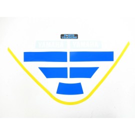 Parts-Traders Fuel Gas Tank Decal Graphics Set Kit Yamaha YSR 50 80 YSR50 YSR80 Faraway Blue