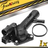 Frankberg Coolant Thermostat with Sensor Housing Gasket Compatible with Logan