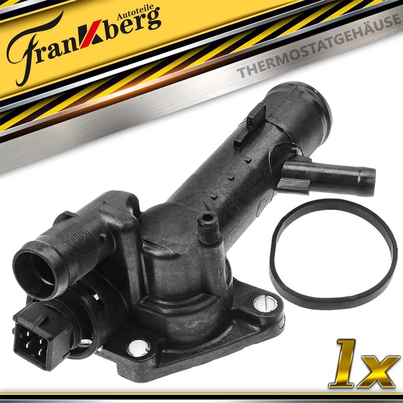Frankberg Coolant Thermostat with Sensor Housing Gasket Compatible with Logan