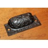 Antique Victorian Cast Iron Detailed 3" Bin Apothecary Cupboard Drawer
