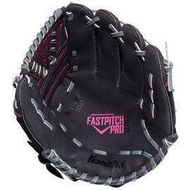 Franklin Sports Fastpitch Softball Glove - Fastpitch Pro - Adult and Youth Softball Mitt - Infield and Outfield - Right Handed Glove - Pink 12" Righty