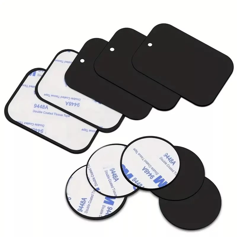 Universal Metal Plates Adhesive Sticker Replace For Magnetic Car Mount
