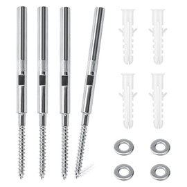 4 x Floating Shelf Brackets, Invisible Wall Shelf Brackets, Diameter 10 x 150 mm, Shelf Support 10 mm, Hidden Shelf Bracket, Invisible Heavy Duty Shelf Brackets, Invisible for Bookcase, Wall Shelves