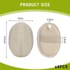 Leogony 4 PCS Exfoliating Sponge, Natural Loofah Sponge for Shower