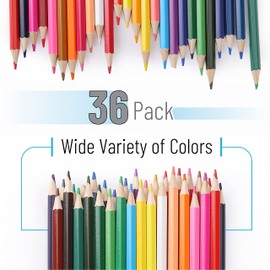 Mr. Pen- Colored Pencils, 36 Pack, Colorful, Soft Core, Color Pencils for Adult Coloring Book and Drawing
