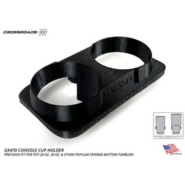 Cup Holder Upgrade for Lexus GX470 (2003-2009) Precision Fit for Yeti 20, 30oz and Other tumblers