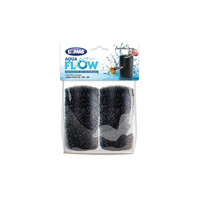 Lomas Repuesto Esponja para Filtro Rápido AquaFlow 10 20 30