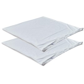 Waterproof Down Feather Proof Euro Pillow Protectors 26x26 Pack of 2 European Size Pillow Covers for Square Throw Pillow