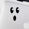 Ghost Face (Black) (Set of 2) Premium Waterproof Vinyl Decal
