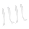 VBESTLIFE 50PCS 5cm Fishing Lures, Soft Plastic T Tail Grub