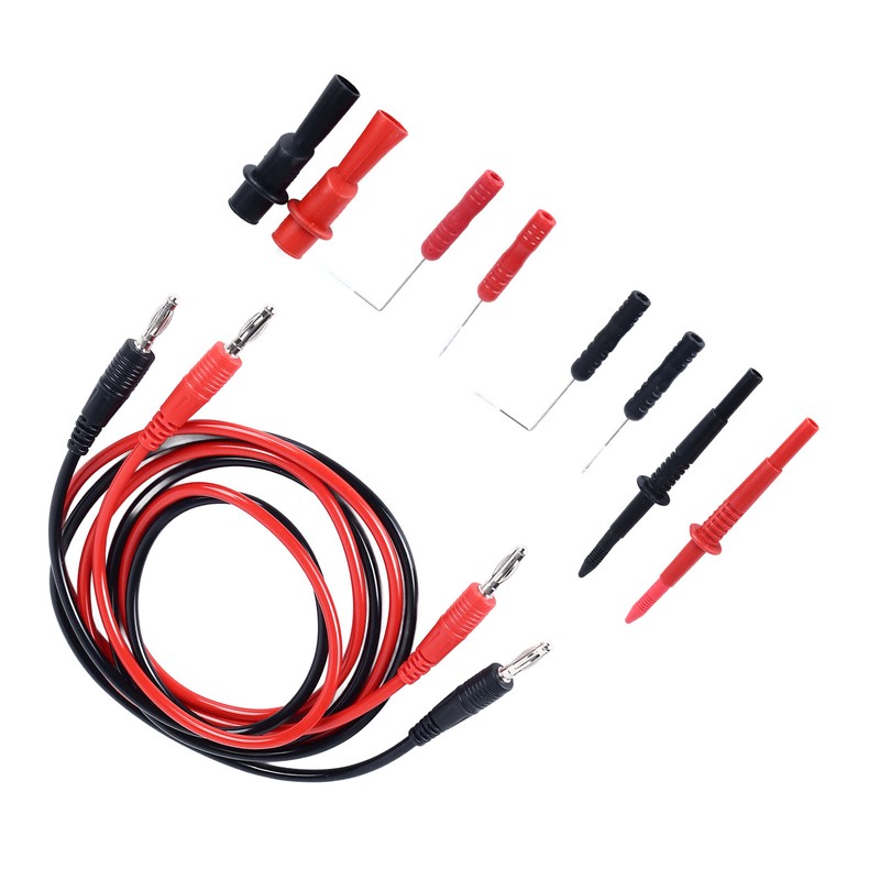 10PCS Set Multimeter Test Leads Kit Universal Black and Red