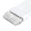24 Pin RGB Power Extension Cable Kit ARGB 18AWG Silver